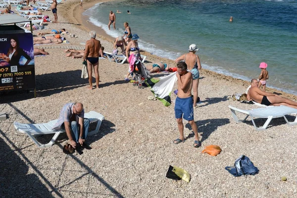 The beach in Sevastopol — Stock Photo, Image