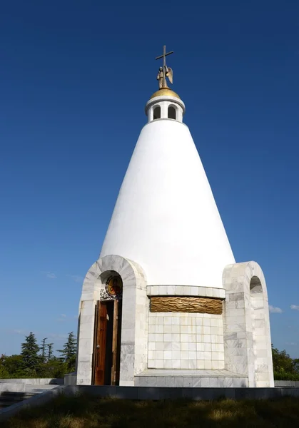 El templo-capilla de San Jorge en la montaña de Sapun . — Foto de Stock