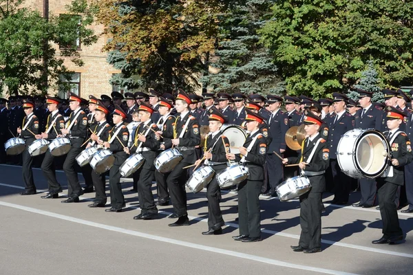 Die Studenten des Moskauer Kadettenkorps der Polizei. — Stockfoto