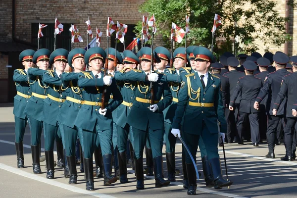 Rusya'nın İçişleri Bakanlığı asker Onur Kıtası. — Stok fotoğraf