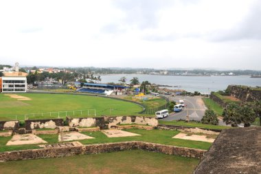 Fort Galle mimarisini görünümünü