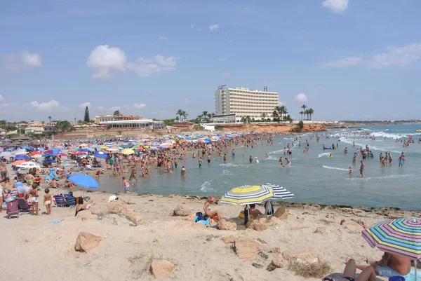 Orihuela Costa es reconocida como la región limpia más ecológica de Europa, famosa por sus playas limpias — Foto de Stock
