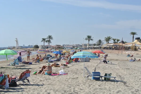 Orihuela Costa est reconnue comme la région propre la plus écologique d'Europe, célèbre pour ses plages propres — Photo