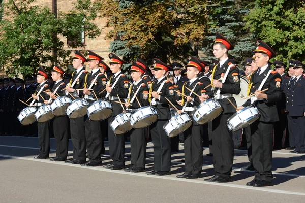 Die Studenten des Moskauer Kadettenkorps der Polizei — Stockfoto