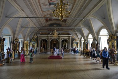 Moskova. Novodevichy Manastırı. İç varsayım Kilisesi
