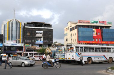 Galle is a city and port in southwestern Sri Lanka, the capital of the southern province.City view.