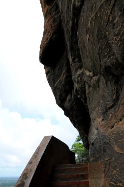 Sigiriya rock tepesine tırmanmak