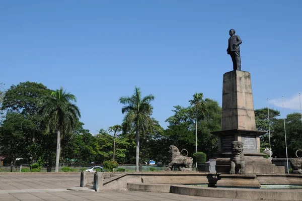 El monumento al primer ministro de Sri Lanka Senanayake, don Stephen — Foto de Stock