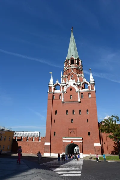 Troizkaja Turm des Moskauer Kreml — Stockfoto