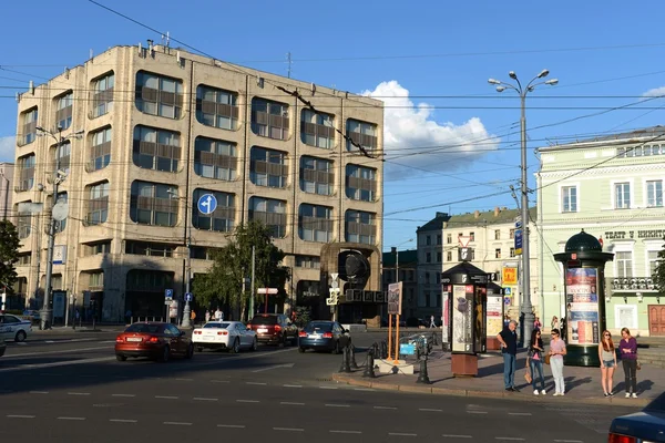 Le bâtiment de l'Agence d'information ITAR-TASS à Moscou . — Photo