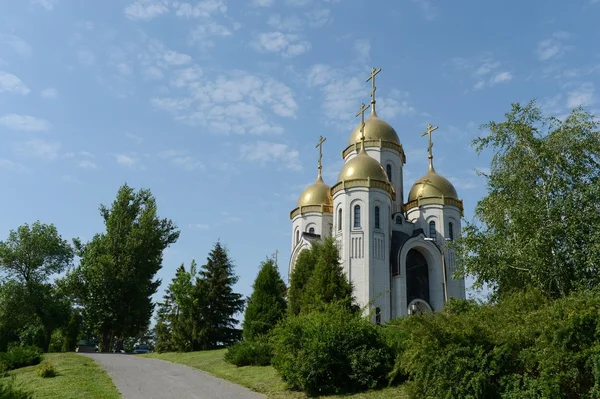 Kirche aller Heiligen in Mamajew Kurgan in Wolgograd. — Stockfoto