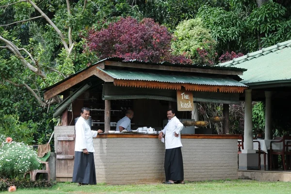 A tea kioszk a módja annak, hogy Nuwara Eliya. — Stock Fotó