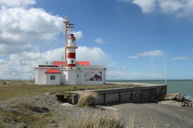 Magellan Boğazı yılında deniz feneri.