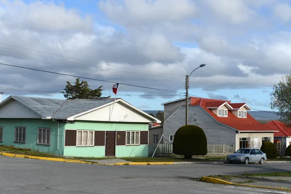 Porvenir Şili üzerinde Adası Tierra del Fuego bir köydür — Stok fotoğraf