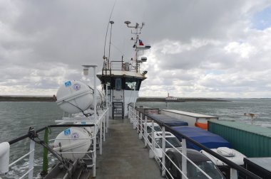 Vapuru Magellan Boğazı geçişi.