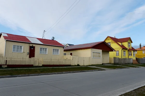 Porvenir è un villaggio in Cile sull'isola di Tierra del Fuego . — Foto Stock