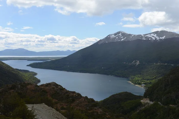 Lac Fagnano sur l'île de Fire Land . — Photo