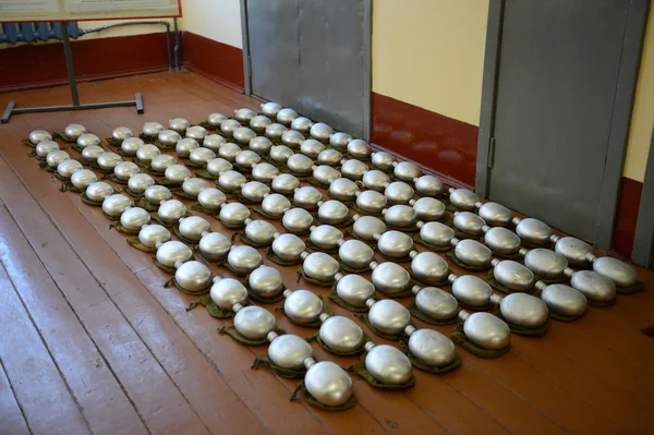 Soldaat kantine op de verdieping van de kazerne — Stockfoto