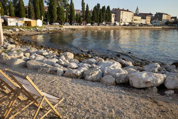 Rijeka Chorvatsko Srpna 2021 Resort Jaderském Moři Městské Pláže Vegetace — Stock fotografie