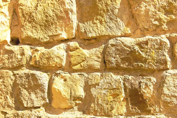 Old stone medieval wall texture or wallpaper — Stock Photo, Image