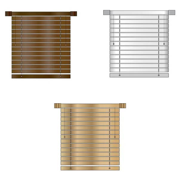 颜色百叶帘 — 图库矢量图片