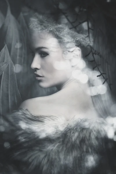 Enchanted fairy portrait — Stock Photo, Image