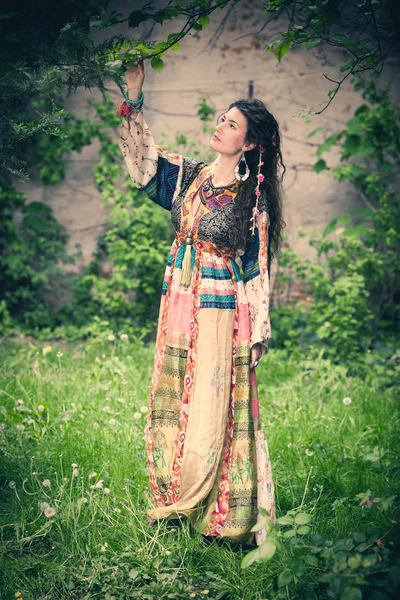 Boho vestido de verão — Fotografia de Stock