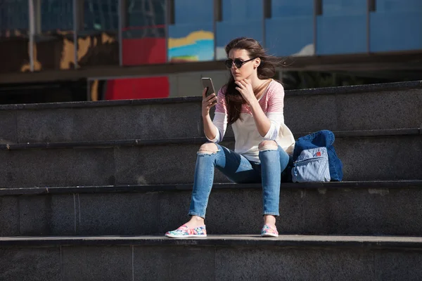 Étudiant prendre une pause — Photo