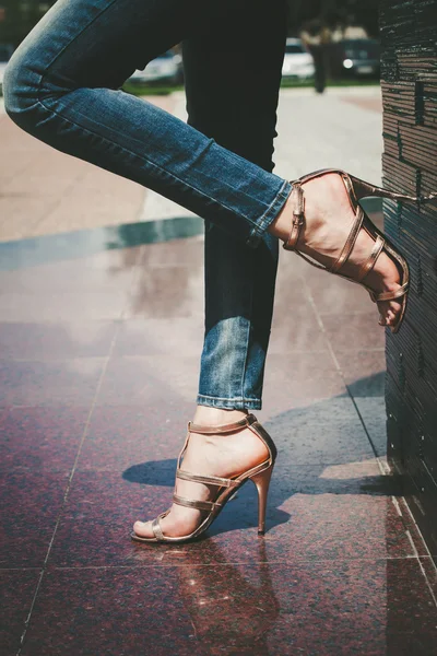 Chaussures à talons hauts — Photo