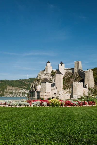 Golubac Festning Ved Donau Serbia – stockfoto