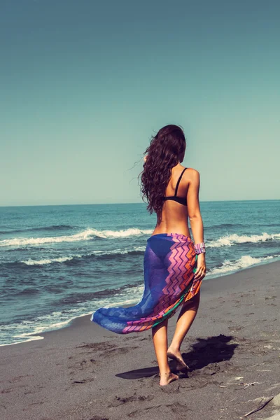 Passeggiata sulla spiaggia — Foto Stock