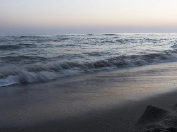海で blured 波 — ストック写真