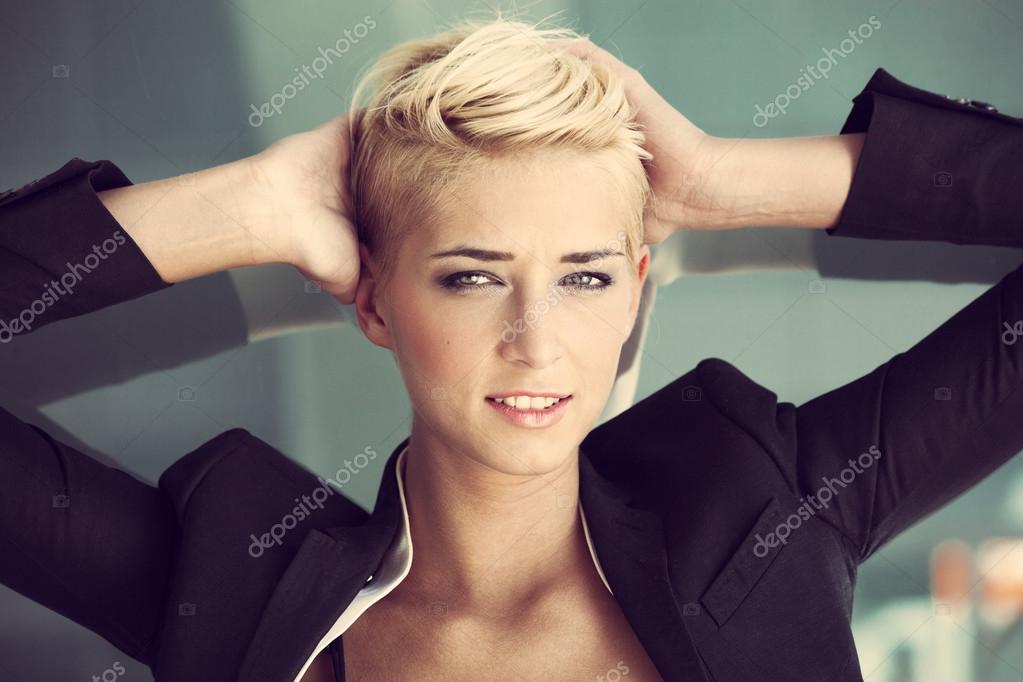 16400 Girl With Short Hair Stock Photos Pictures  RoyaltyFree Images   iStock  Woman with short hair Boy with long hair Woman looking at hair