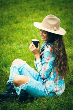 Kahve molası doğada