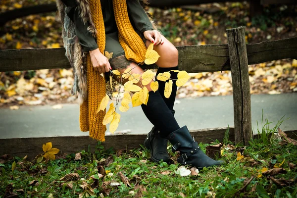 Autumn fashion details — Stock Photo, Image