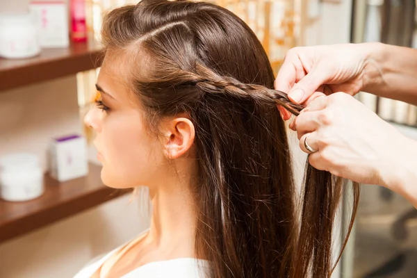 At hairdresser — Stock Photo, Image