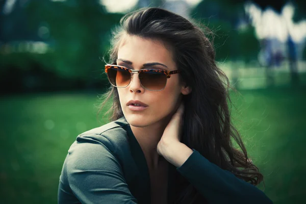 Portrait with sunglasses — Stock Photo, Image