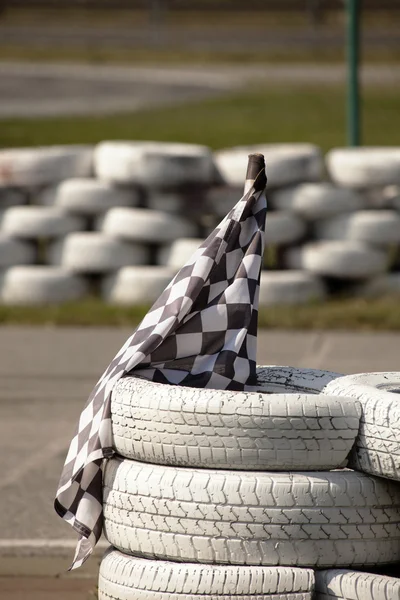 Racing flag — Stock Photo, Image