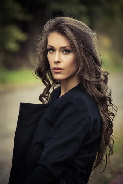 Retrato de mujer de otoño —  Fotos de Stock