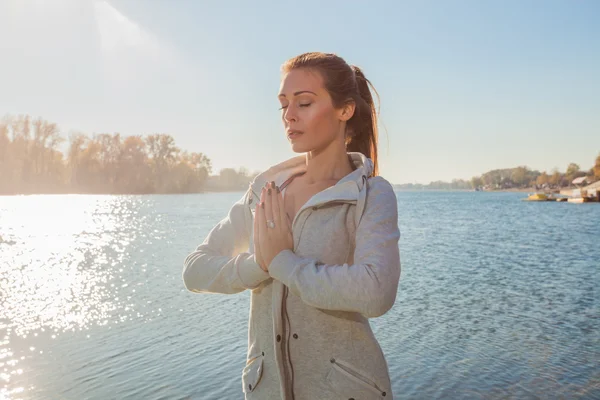 Inner peace woman — Stock Photo, Image