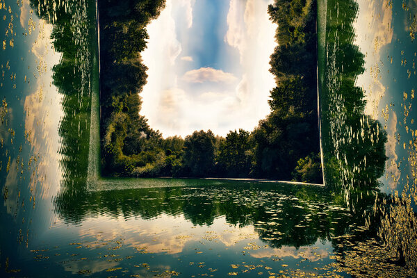 bend lake and forest