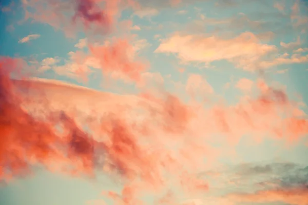 Beautiful clouds at sunset — Stock Photo, Image