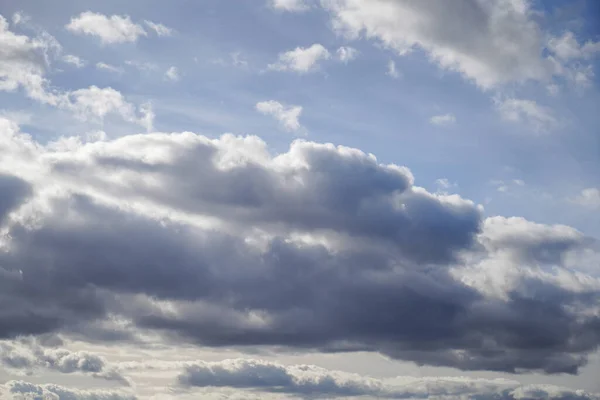 Awan Difoto Pada Februari Sore Bavaria — Stok Foto