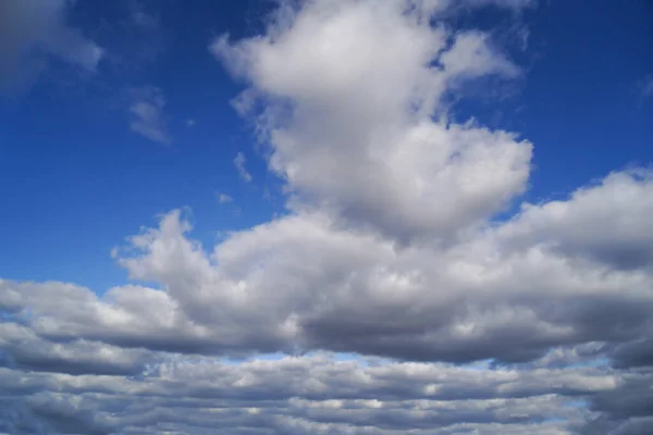 Awan Difoto Pada Februari Sore Bavaria — Stok Foto