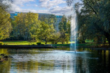 Regensburg ve Straubing arasındaki Bavyera Üst Palatinat ve Aşağı Bavyera manzara fotoğrafları              