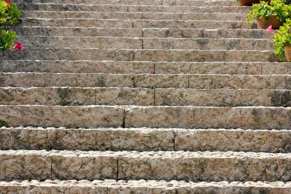 Каменные Лестницы Сфотографированные Баварии Искусственного Освещения — стоковое фото