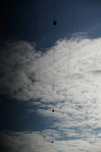 Clouds Photographed March Day Bavaria — 图库照片