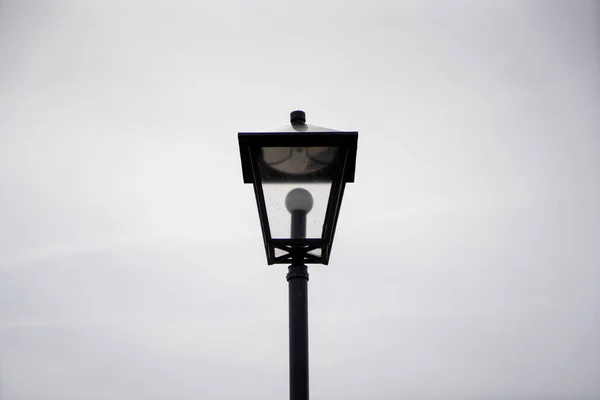 Staré Lampy Cestě Které Jsou Stále Provozu — Stock fotografie