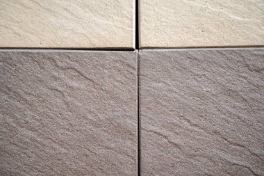 Güçlü bir yapıyla kaplanmış teras olarak Pavement levhaları da arka plan olarak kullanılabilir                      