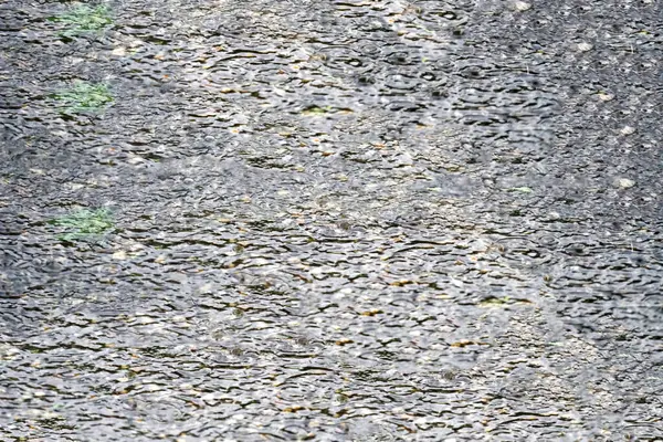 Βροχή Πιτσιλίσματα Σταγονιδίων Νερού Φωτογραφήθηκε Την Άνοιξη Στη Γερμανία — Φωτογραφία Αρχείου